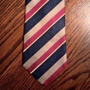 Land's End Traditional Hand Sewn Rep Tie